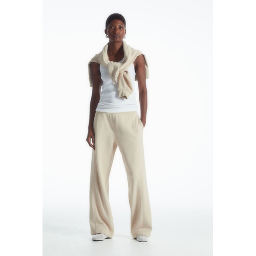 COS EXPOSED-SEAM JERSEY SWEATPANTS