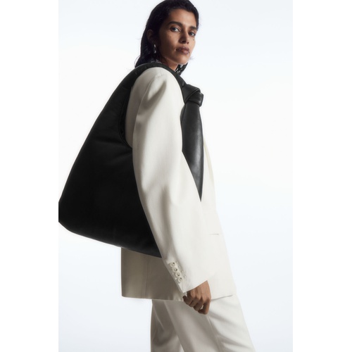COS KNOTTED PADDED SHOULDER BAG - LEATHER