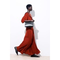THE FLARED KNITTED MAXI SKIRT