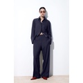 THE STRAIGHT-LEG SILK PANTS