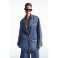 SINGLE-BREASTED DENIM BLAZER