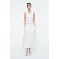 DRAWSTRING MIDI SKIRT