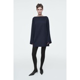 BOAT-NECK MINI DRESS