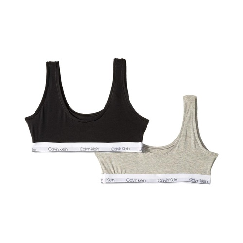 캘빈클라인 Calvin Klein Kids 2-Pack Classic Modern Crop Bra (Little Kids/Big Kids)