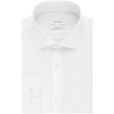 Calvin Klein Mens Dress Shirt Xtreme Slim Fit Non Iron Herringbone