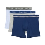 Calvin Klein Underwear Stay Cool Stretch Cotton Boxer Brief 3-Pack