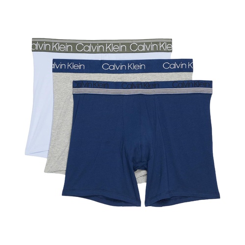 캘빈클라인 Calvin Klein Underwear Stay Cool Stretch Cotton Boxer Brief 3-Pack