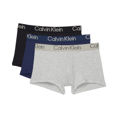 캘빈클라인 Calvin Klein Underwear Eco Pure Modal Trunks 3-Pack