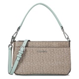 Calvin Klein Lucy Ombre Textured Embossed Logo Shoulder Bag