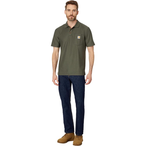 칼하트 Mens Carhartt Rugged Flex Relaxed Fit Heavyweight Five-Pocket Jeans