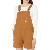 Womens Carhartt Rugged Flex Relaxed Fit Canvas Shortall