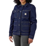 Womens Carhartt Relaxed Fit Denim Chore Coat