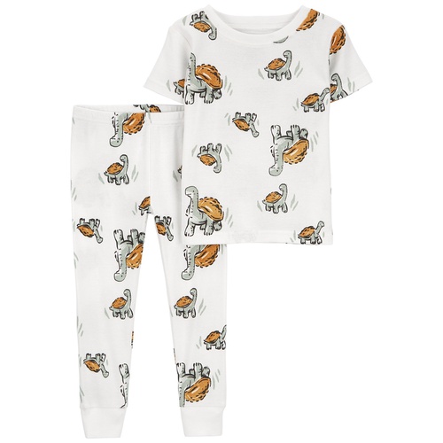 카터스 Toddler Boys 2 Piece Turtle 100% Snug Fit Cotton Pajamas