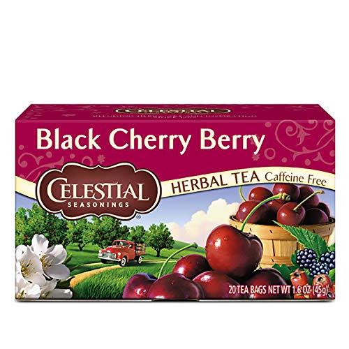  Celestial Seasonings Herbal Tea, Raspberry Zinger, 20 Count (Pack of 6)