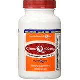 100mg ChewQ Chewable CoQ10 (60 Count) * Utilizes Advanced Technology to Deliver 800% Greater Absorption Than Standard CoQ10 * Purest CoQ10 Supplement On The Market * Vegetarian Fri