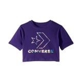 Converse Kids Star Chevron Iridescent Boxy Tee (Little Kids)