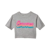 Converse Kids Repeat Script Logo Short Sleeve Boxy Fit T-Shirt (Little Kids)