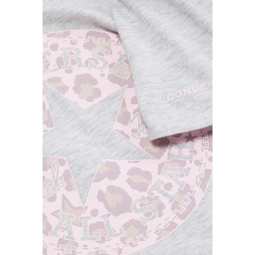 컨버스 Converse Kids Leopard Chuck Patch Graphic T-Shirt (Big Kids)