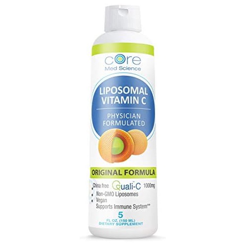  Core Med Science Liposomal Vitamin C 1000mg - 5 Fl Oz Liquid - Original Formula - Vitamin C Supplement - Made in USA