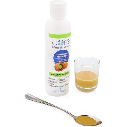  Core Med Science Liposomal Vitamin C 1000mg - 5 Fl Oz Liquid - Original Formula - Vitamin C Supplement - Made in USA