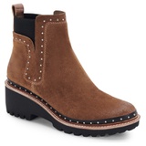 Dolce Vita Huey Studded Bootie_DARK BROWN SUEDE