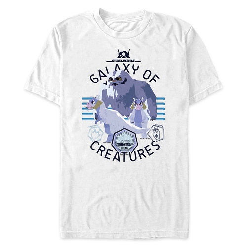 디즈니 Disney Star Wars: Galaxy of Creatures Hoth T-Shirt for Adults