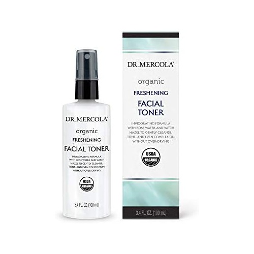  Dr. Mercola Organic Freshening Facial Toner, Non GMO, Gluten Free, Soy Free, USDA Organic, and Cruelty Free