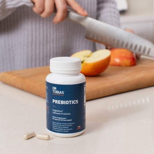  Dr. Tobias Prebiotics  Helps Support Digestion & Gut Health, Boost Immune System & Feed Good Probiotic Bacteria  Vegan & Non-GMO Dietary Fiber Supplement  1 Daily, 30 Capsules