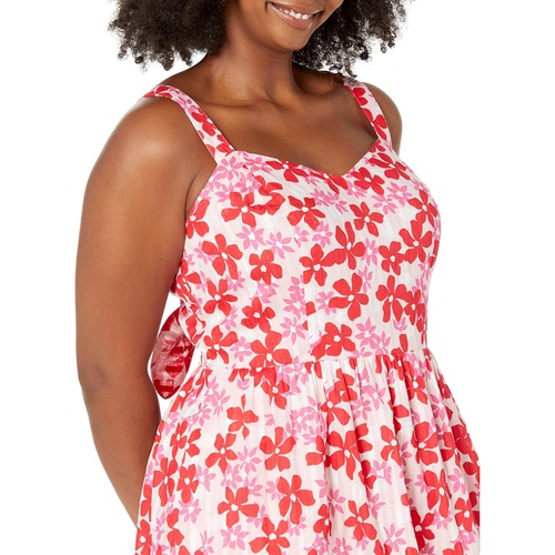  Draper James Plus Size Martie Tie Back Dress in Exploded Daisies