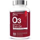 Essential Elements Omega-3 Fish Oil Supplement with EPA & DHA Fatty Acids for Immune, Heart & Cognitive Support Omega-3 Fish Oil 60 Softgels