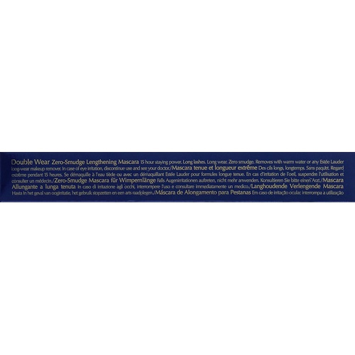  Estee Lauder Double Wear Zero-Smudge Lengthening Mascara 01 Black
