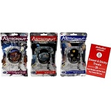 Freeze Dried Space Food Pack Astronaut Freeze-Dried Ice Cream Sandwich Space Food 3 Flavor Variety (1) each: Vanilla, Neapolitan, Cookies & Cream (1-1.3 Ounces) Plus Recipe Booklet Bundle