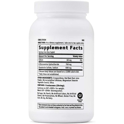  GNC Triple Strength Glucosamine Chondroitin 750mg/600mg, 120 Caplets, Supports Healthy Joint Function
