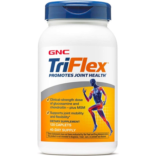  GNC TriFlex Targeted Joint, Bone & Cartilage Health Supplement with Glucosamine Chondroitin & MSM Support Mobility & Flexibility 120 Caplets
