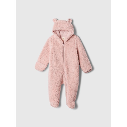 갭 Gap Baby Sherpa Hoodie One-Piece