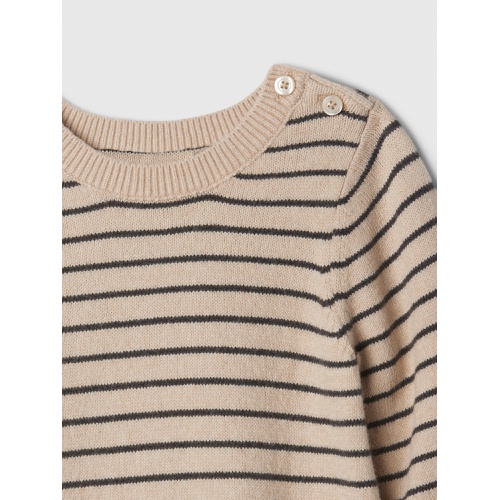 갭 Gap Baby CashSoft Stripe Sweater One-Piece