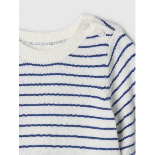 갭 Gap Baby CashSoft Stripe Sweater One-Piece