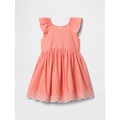 babyGap Eyelet Flutter Sleeve Dress