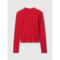 Gap Kids Ribbed Mockneck T-Shirt