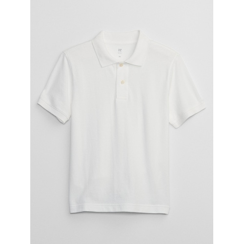 갭 Gap Kids Uniform Pique Polo Shirt