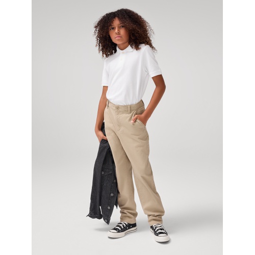 갭 Gap Kids Uniform Pique Polo Shirt