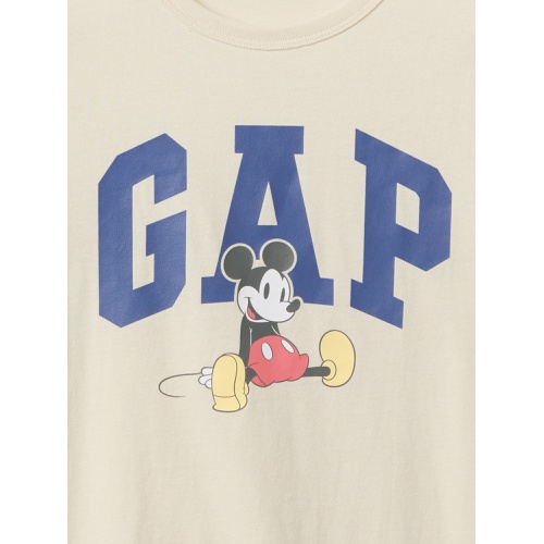 갭 GapKids × Disney Mickey Mouse Logo T-Shirt