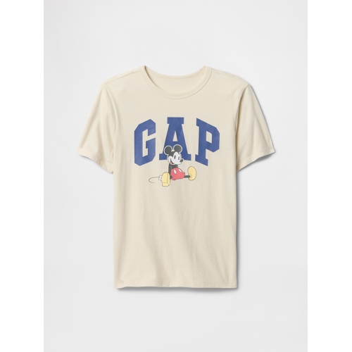 갭 GapKids × Disney Mickey Mouse Logo T-Shirt