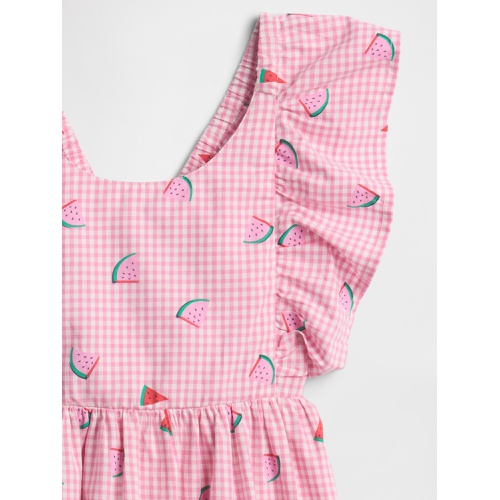 갭 babyGap Poplin Ruffle Dress