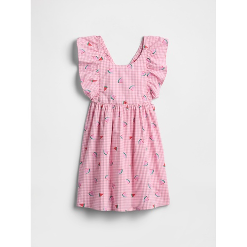 갭 babyGap Poplin Ruffle Dress