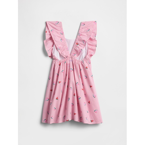 갭 babyGap Poplin Ruffle Dress