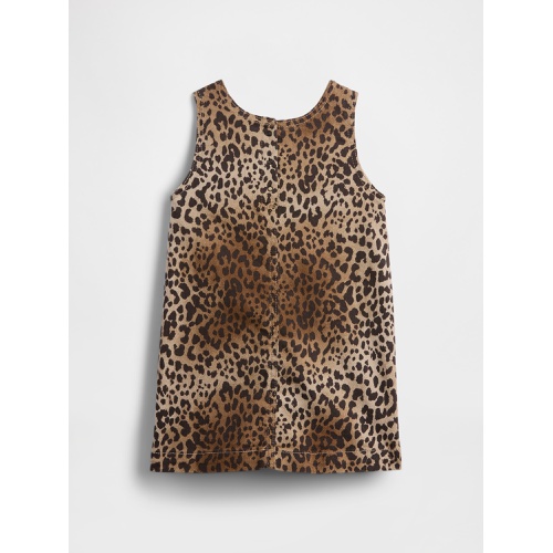 갭 babyGap Leopard Print Denim Dress