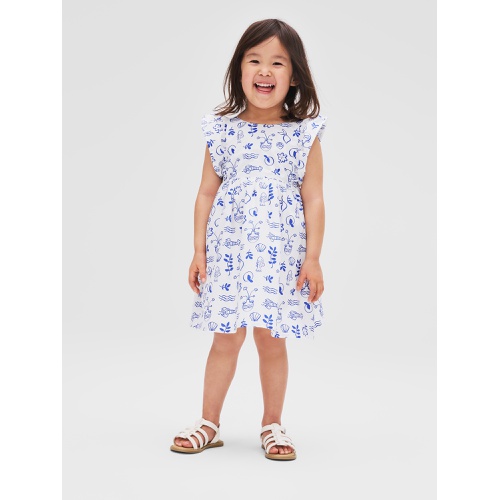 갭 babyGap Poplin Ruffle Dress