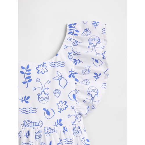 갭 babyGap Poplin Ruffle Dress