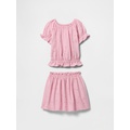 babyGap Textured Skort Two-Piece Outfit Set